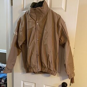 Trust Equestrian Tan Windbreaker Jacket